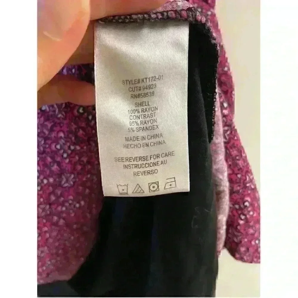 KUT FROM THE KLOTH Pink Double Breasted Sleeveless Blouse Medium